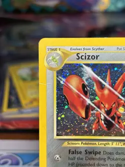 Pokemon TCG Scizor Neo Discovery 10 Holo Unlimited Holo Rare HP - Image 2