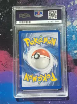 1999 Pokemon Pikachu #58 Base Set Yellow Cheeks PSA 8 Near Mint - Mint NM-MT - Image 2