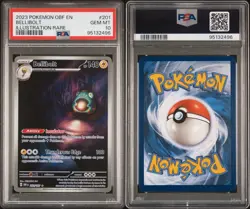 2023 POKEMON OBF EN-OBSIDIAN FLAMES ILLUSTRATION RARE #201 BELLIBOLT PSA 10 - Image 1