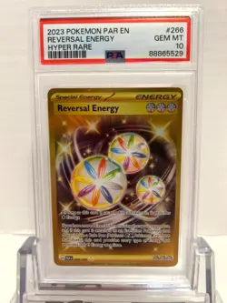 PSA 10 Gem Mint Pokemon Paradox Rift Reversal Energy 266/182 Sv04 - Image 1