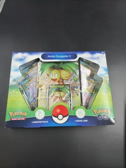 Pokemon TCG Pokemon Go Alolan Exeggutor V Box Booster Factory Sealed 820650870545 - Image 1
