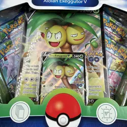 Pokemon TCG Pokemon Go Alolan Exeggutor V Box Booster Factory Sealed 820650870545 - Image 4