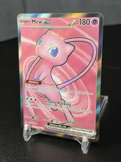 Mew ex 193/165 Scarlet & Violet 151 Ultra Rare Full Art Pokemon TCG English NM - Image 3