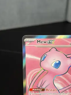 Mew ex 193/165 Scarlet & Violet 151 Ultra Rare Full Art Pokemon TCG English NM - Image 4