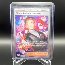 Pokemon Team Rocket's Giovanni 238/182 Holo SIR Full Art Sv10 EN 2025 - Image 1