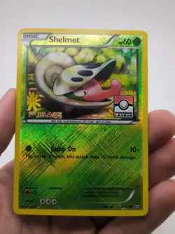 Pokemon Shelmet 8/111 Pokemon League 1st Place Furious Fists TCG NM/LP - Image 1