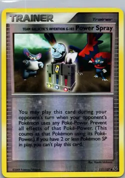 TEAM GALACTIC'S INVENTION G-103 POWER SPRAY - 117/127 - REVERSE HOLO - LP - Image 1