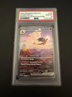 Pokemon TCG Charizard ex 199/165 151 SIR Holo PSA 10 English 2023 - Image 1