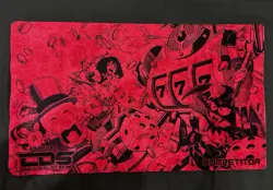Yugioh LDS Las Vegas Competitor Cloth Playmat Red Yggdrasil Materias New - Image 1