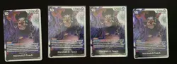 One piece TCG Marshall D Teach OP09-093 / PRB2 X4 Playset NM - Image 1
