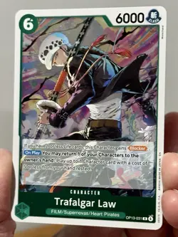 Trafalgar Law OP13-031 Rare Carrying On His Will, One Piece English NM - Image 2