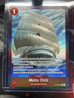 One Piece Moby Dick (Alternate Art) OP16-021 The Time of Battle Foil - Image 1