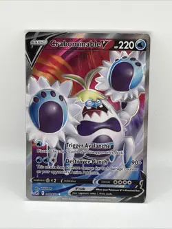 Pokemon Crabominable V (Full Art) 248/264 Swsh08: Fusion Strike Holo NM - Image 2