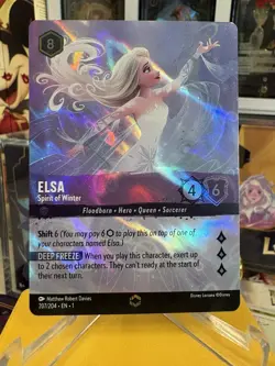 Disney Lorcana Elsa Spirit of Winter Enchanted Frozen 207/204 EN 1 First Chapter - Image 1