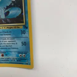 Pokemon Articuno 70HP Fossil 2/62 Holo Rare Unlimited Edition Card 1999 - Image 4