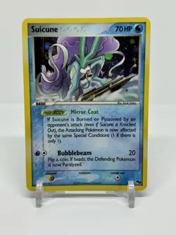 2006 POP Series 2 SUICUNE 4/17 Pokemon Vintage TCG Rare Holo Card - Image 1