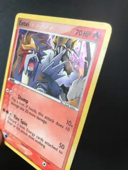 Entei 1/17 POP 2 Pokemon holo rare card MP - Image 2