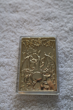 #06 Charizard Pokemon Special Ed. 23k Gold Plated Trading Card in Case - X19 - Image 2