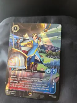 Belle - Mechanic Extraordinaire Enchanted! 217/204 RARE lorcana card - Image 4