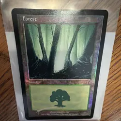Wizards of the Coast Forest MTG 7th Edition Land Foil EN 2001 330/350 Avon - Image 1