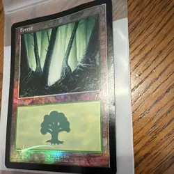 Wizards of the Coast Forest MTG 7th Edition Land Foil EN 2001 330/350 Avon - Image 4