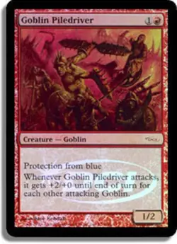 1x Goblin Piledriver - Foil DCI Judge Promo Near Mint MTG Magic - Kid Icarus - - Image 1
