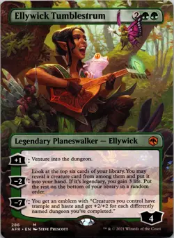 Ellywick Tumblestrum (Borderless) 286 Adventures in the Forgotten Realms MTG NM - Image 1