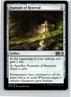 Magic the Gathering Fountain of Renewal Core Set 2019 MTG Free Shipping! - Image 1
