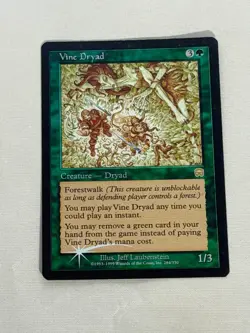 MTG FOIL Vine Dryad Mercadian Masques Magic the Gathering - Image 1