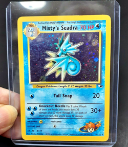 Pokemon Dragon Misty’s Seadra 1st Edition Holo 9/132 - Image 1
