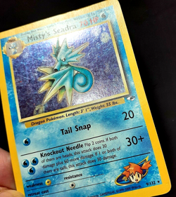 Pokemon Dragon Misty’s Seadra 1st Edition Holo 9/132 - Image 3