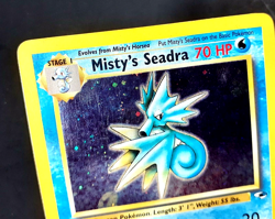 Pokemon Dragon Misty’s Seadra 1st Edition Holo 9/132 - Image 4