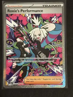 Roxie’s Performance Special Illustration Rare (SIR) Pokemon 121/086 Chaos Rising - Image 1
