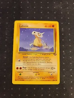 Vintage Pokemon, Cubone 50/64 Jungle Regular - Image 1