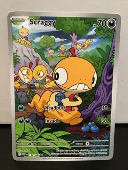 Scraggy 138/086 Pokemon White Flare Illustration Rare - Image 1