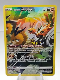 Galarian Zapdos SWSH283 Black Star Promo Full Art Pokemon Sword & Shield - #2 - Image 1
