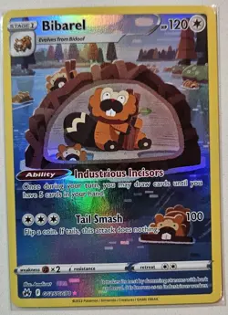 Bibarel GG25/GG70 Crown Zenith Galarian Gallery Pokemon TCG NM +CARDSAVER!!! - Image 1