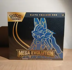 Pokemon TCG Mega Evolution ETB Lucario New Sealed - Image 1