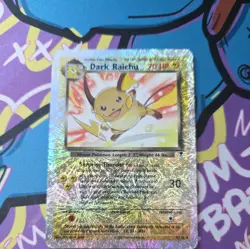 Wizards of the Coast Dark Raichu 7/110 Legendary Reverse Holo Rare Eng 2002 - Image 1