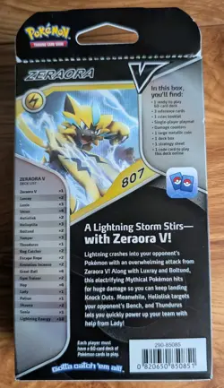 Pokemon TCG - V Battle Deck - Zerarora Deck Sealed - Image 2