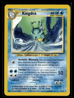 Pokemon TCG Neo Revelation #19/64 Kingdra - Image 1