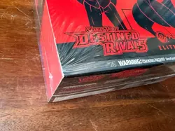 Pokemon Destined Rivals Pokemon Center ETB Elite Trainer Box Sealed Small Tear!! - Image 5