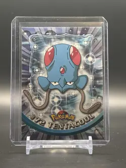 Topps Pokemon Tentacool #72 TV Animation Edition Non Holo Green Logo 1999 NM - Image 1