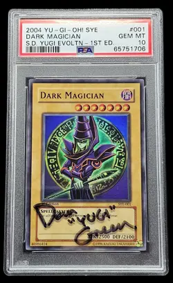 Yugioh 2004 SYE #001 Dark Magician 1st Edition PSA 10 GEM MT - Image 1