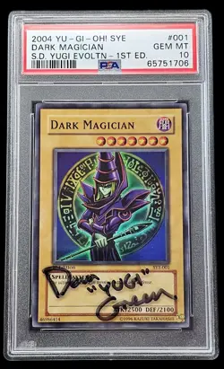 Yugioh 2004 SYE #001 Dark Magician 1st Edition PSA 10 GEM MT - Image 2