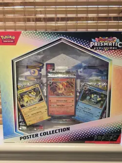 Pokemon TCG Prismatic Evolutions Poster Collection SEALED AND NEW - Image 1