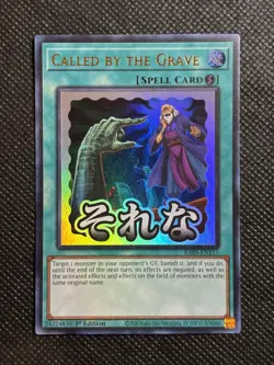 YuGiOh! - Called by the Grave RA05-EN117 Ultra Rare 1st Edition Near Mint - Image 1