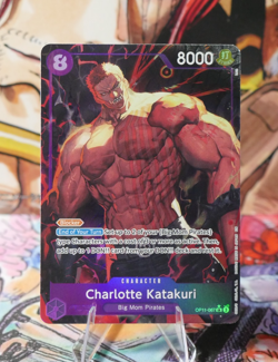 One Piece Charlotte Katakuri 067 Alt Art OP11-067 A Fist of Divine Speed Foil-NM - Image 1