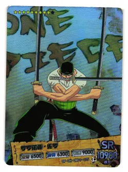 Roronoa Zoro SR OP-DH-0M01-025 One Piece Anime Trading Card TCG - Image 1
