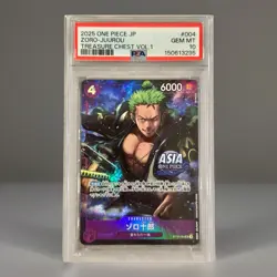 One Piece Card Game Zoro-Juurou ST18-004 Treasure Chest Vol.1 SR Foil JP PSA 10 - Image 1